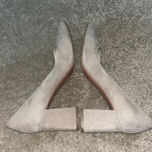 Marc Fisher LTD ZALA 8.5 M Natural Suede